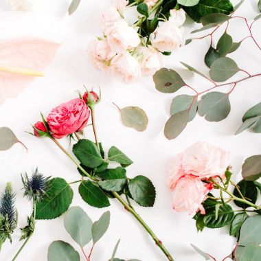 Çiçek yaşam tarzı kompozisyon