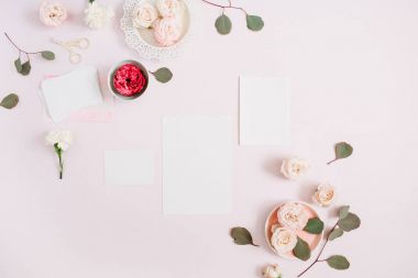 Düğün davetiye kartı şablonu