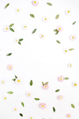 Metin için alanı olan çiçek çerçevesi 