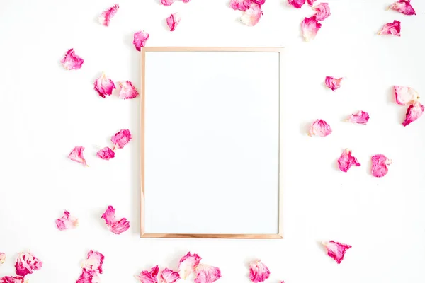 Floral frame with space for text — Stock Photo, Image