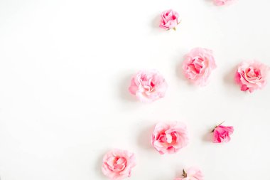 Pembe Gül tomurcukları desen