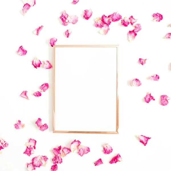 Floral frame with space for text — Stock Photo, Image