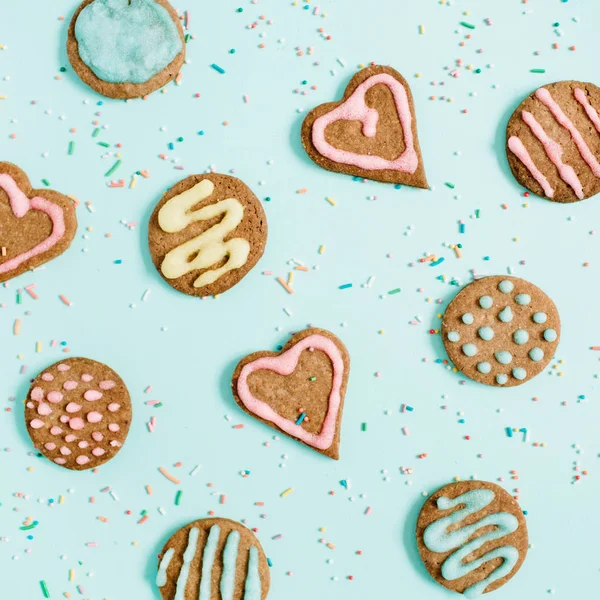 Renkli el yapımı kurabiye