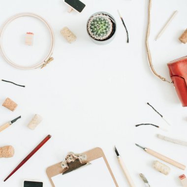 Pano, el yapımı sanat için retro kamera, sulu, Araçlar