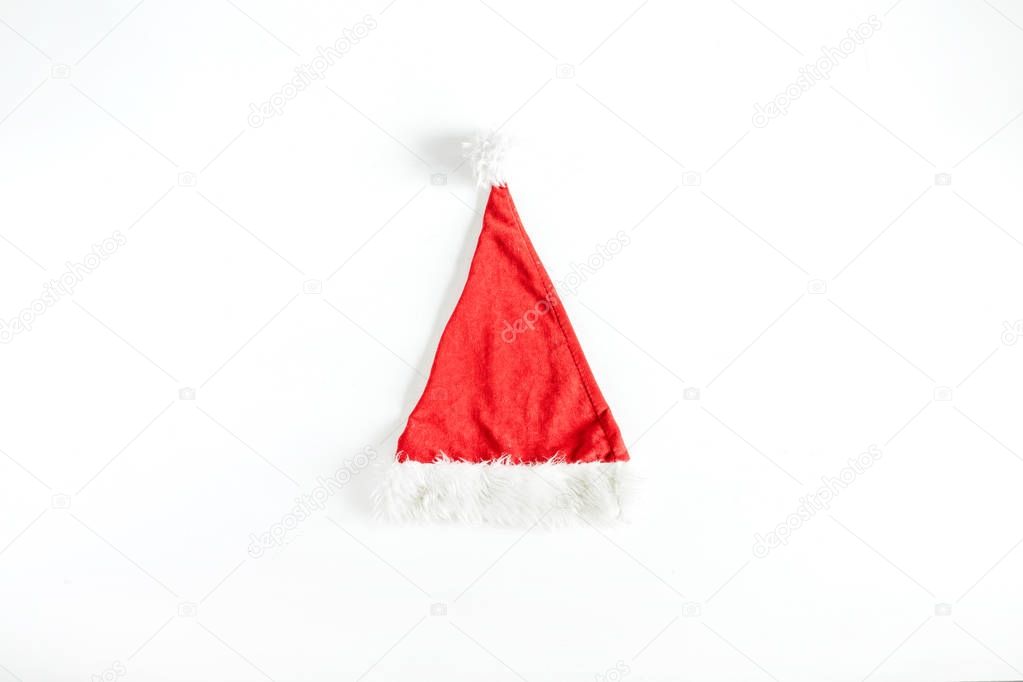 Santa hat isolated on white