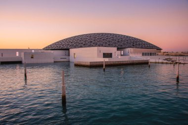 Abu Dhabi, Birleşik Arap Emirlikleri, 30-Kasım-2017: Louvre Abu Dhabi, Abu Dabi yeni bir dönüm noktası.
