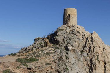 view of a Tower from  Mojacar, Pirulico tower clipart