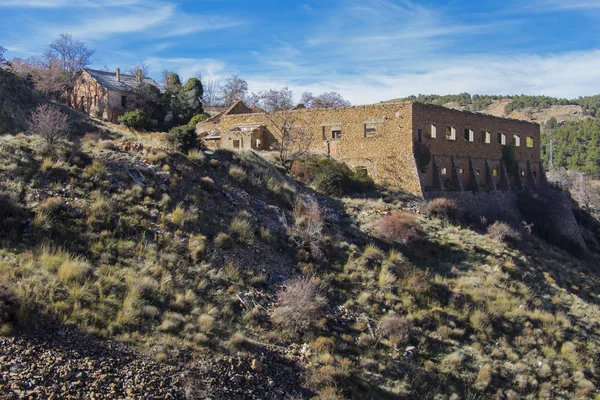 Terk edilmiş maden kasabası Las Menas of Seron