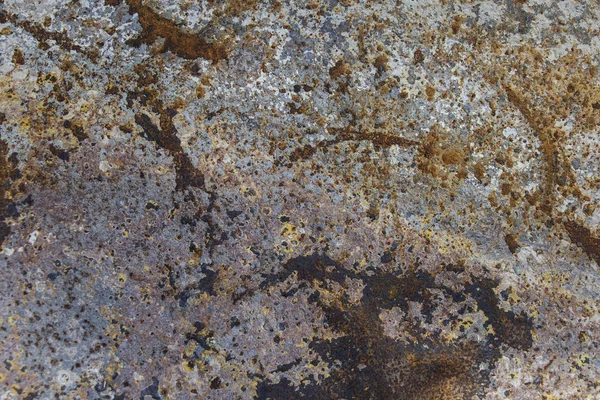 Rusty metal plate with different shades of color, metal corroded — 스톡 사진