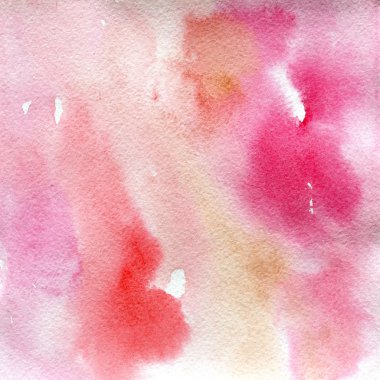 Sulu Boya doku şeffaf mermer kırmızı ve koyu sarı renk. suluboya arka plan.