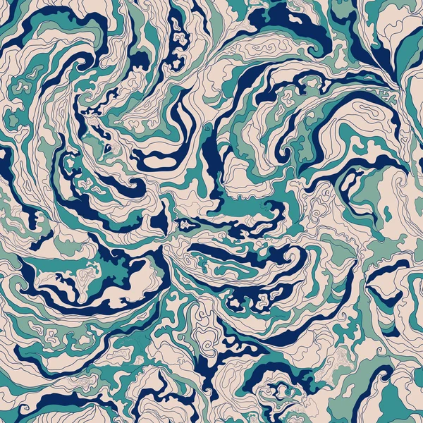 Motif avec la texture de l'image de nuances de bleu fumé vert et gris . — Image vectorielle