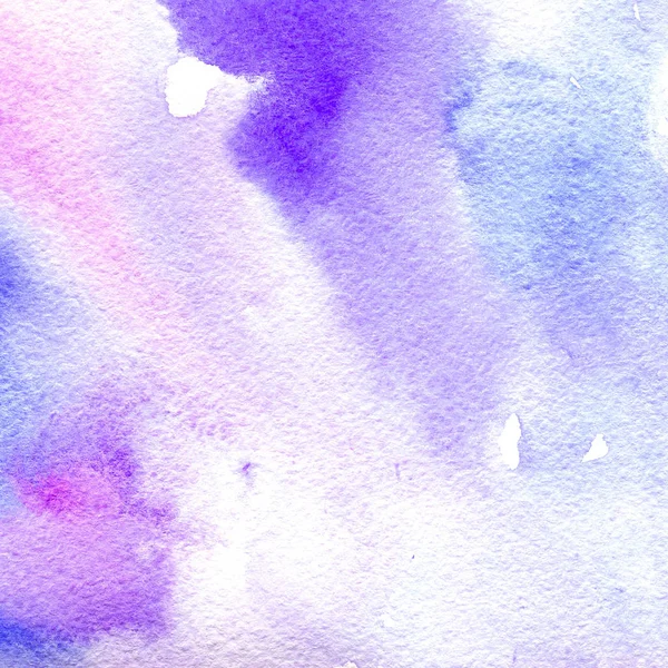 Aquarell Textur transparent rosa, blau und lila Farben. abstrakter Hintergrund, Fleck, Unschärfe, Füllung. — Stockfoto