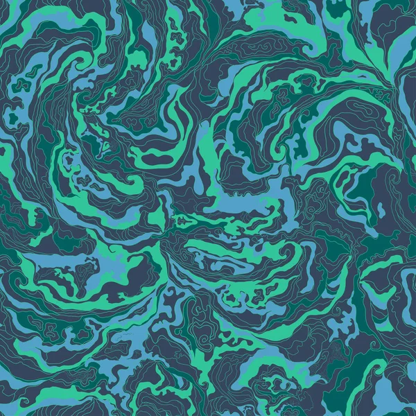 Візерунок з текстурою зображення диму темно-синього, зеленого і сірого відтінків . — стоковий вектор