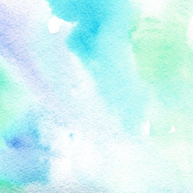 Sulu Boya doku şeffaf açık mavi. arka plan, spot, bulanıklık, dolgu