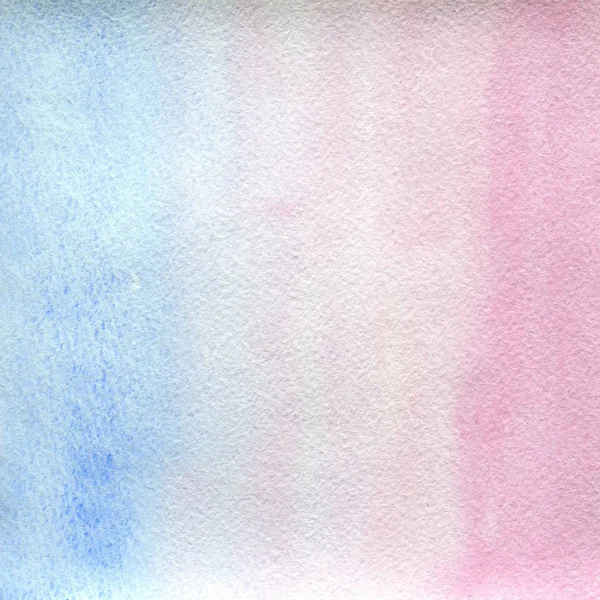 Акварельна текстура прозорого розтягування прозорого, світло-блакитного і рожевого кольорів. абстрактний фон, пляма, розмитість, заповнення — стокове фото