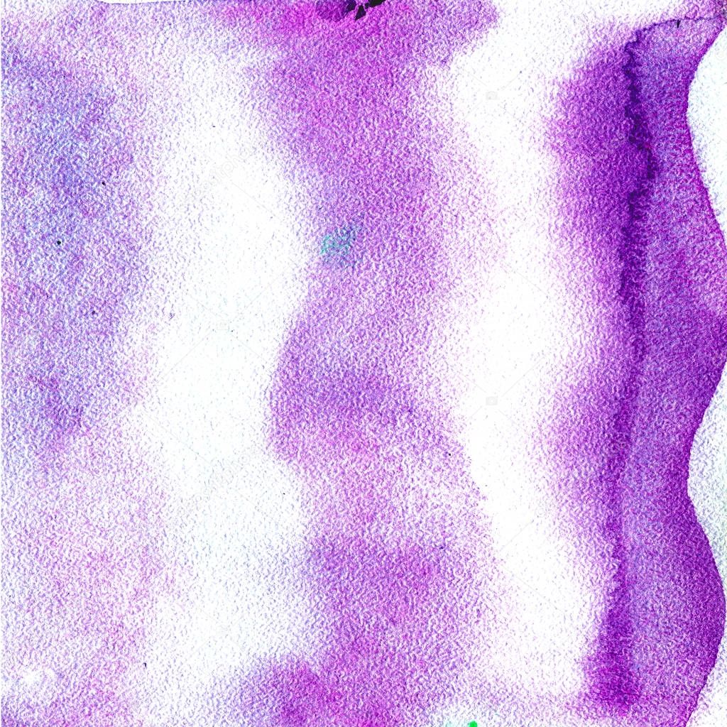 Watercolor texture vertical waves of transparent light purple. Illustration. Watercolor abstract background, spots, blur, fill, print, rub.