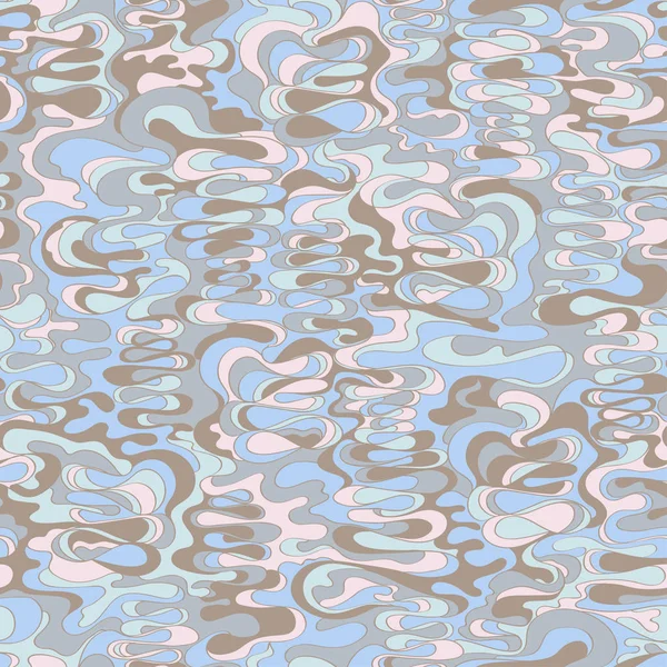 Візерунок Зображенням Кремової Текстури Коричневих Синіх Рожевих Відтінків Абстрактний Фон — стоковий вектор