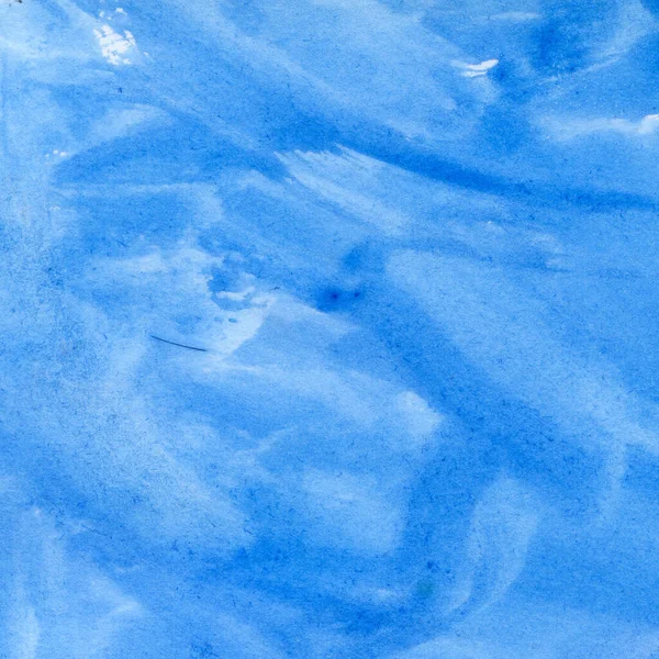 Textura Ilustración Acuarela Mancha Transparente Acuarela Aerosol Difuminado Color Azul — Foto de Stock