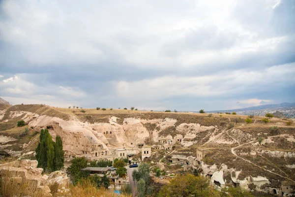 Touriste Montagne Cappadoce — Photo