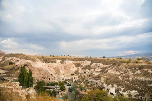 Turist Bergen Cappadocia — Stockfoto