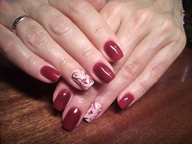 Manikürcü onu mükemmel bir manikürcüye dönüştürdü. Ellerinde cilalı jöle vardı ve müşteri mutluydu.