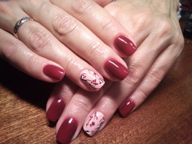 Manikürcü onu mükemmel bir manikürcüye dönüştürdü. Ellerinde cilalı jöle vardı ve müşteri mutluydu.