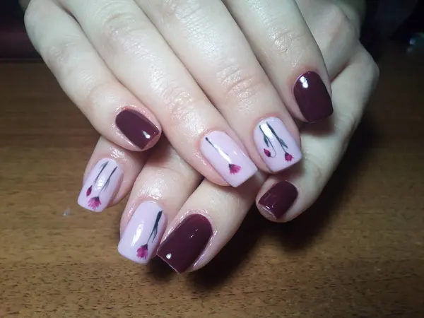 Manikürcü onu mükemmel bir manikürcüye dönüştürdü. Ellerinde cilalı jöle vardı ve müşteri mutluydu.