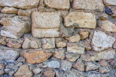 Eski taş duvar doku arka plan fotoğrafı