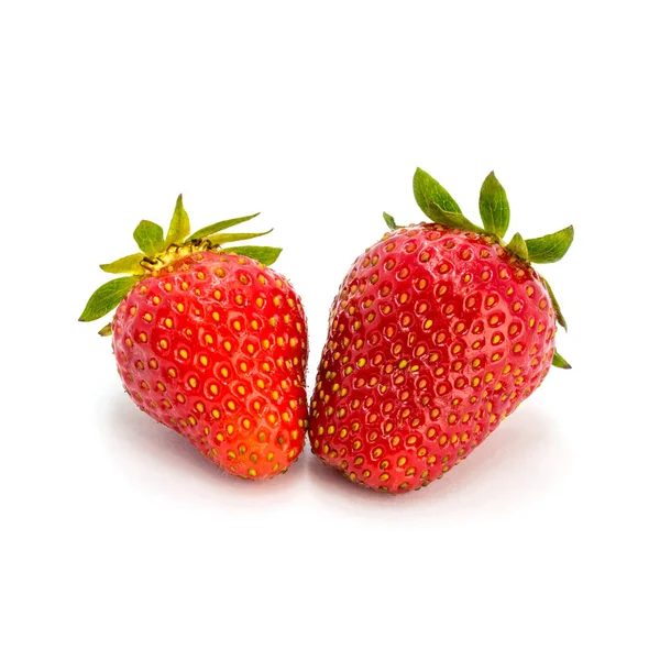 Photo of red strawberry isolated on white background — Stock Photo, Image