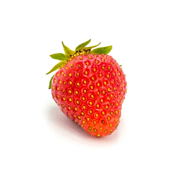 Photo of red strawberry isolated on white background — Stock Photo, Image