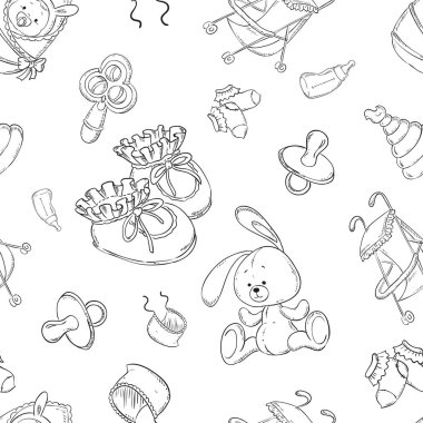 Bebek arka plan illüstrasyon 