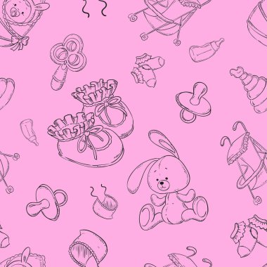 Bebek arka plan illüstrasyon 