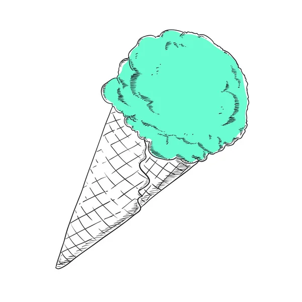 Морозиво десерт — стоковий вектор
