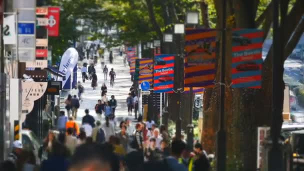 Omotesando (Tokio, Japón - 20 de octubre de 2016) ) — Vídeos de Stock