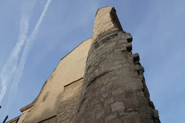 Paris, Fransa-Kasım 27,2016: Philippe Auguste, duvar