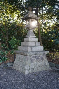 Şinto tapınak taş fener