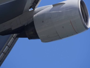 Uçak iniş closeup