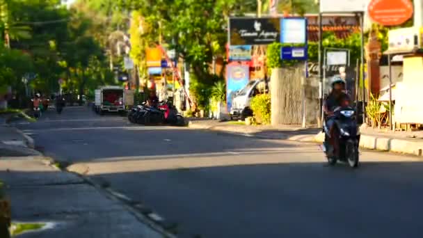 Calle Sanur Danau Tamblingan — Vídeos de Stock