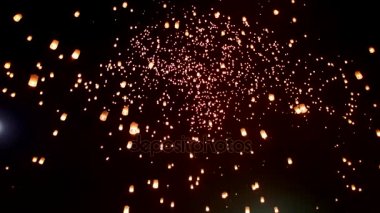 Chiang Mai, Tayland Chiang Mai, Tayland - 14 Kasım, 2016:Sky lantern Festivali (yee peng lanna)