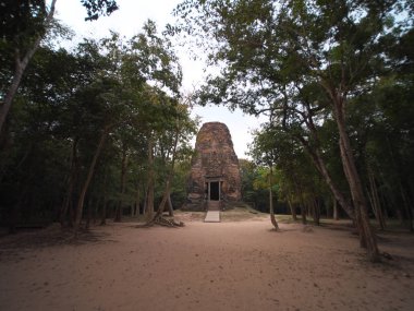 Kampong Thom, Kamboçya-Aralık 21, 2017: Sambor olduğunuzu Kuk Kamboçya'da arkeolojik bir sitedir. O 7 yüzyıldan tarihleri.