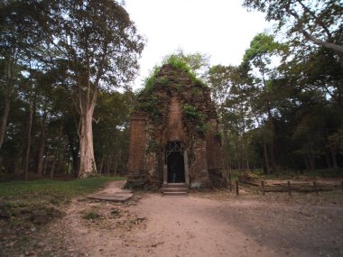 Kampong Thom, Kamboçya-Aralık 21, 2017: Sambor olduğunuzu Kuk Kamboçya'da arkeolojik bir sitedir. O 7 yüzyıldan tarihleri.