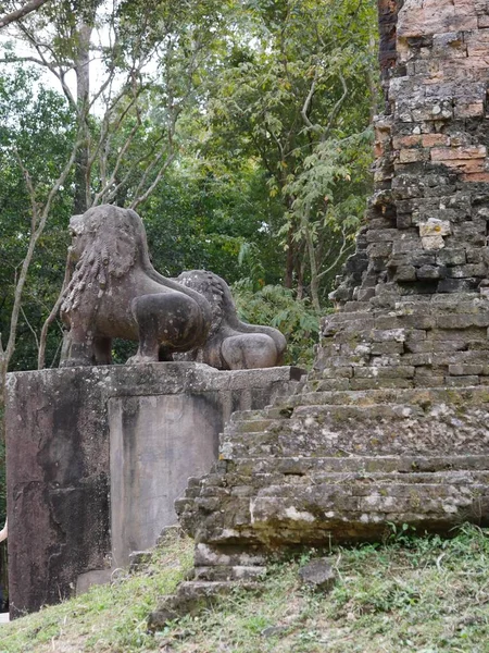 Kampong Thom Cambodia December 2017 Sambor Prei Kuk Een Archeologische — Stockfoto