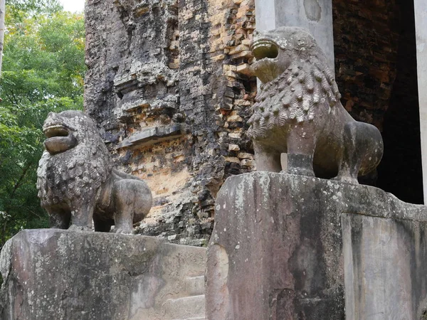 Kampong Thom Cambodia December 2017 Sambor Prei Kuk Een Archeologische — Stockfoto