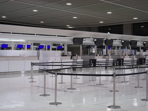 Narita Japón Diciembre 2017 Terminal Del Aeropuerto Narita Muy Tranquila —  Fotos de Stock