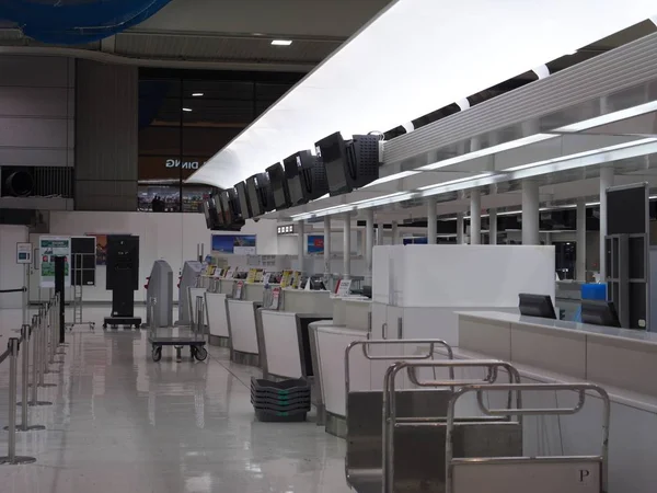 Narita Japan December 2017 Narita Airport Terminal Very Quiet 9Pm — стоковое фото