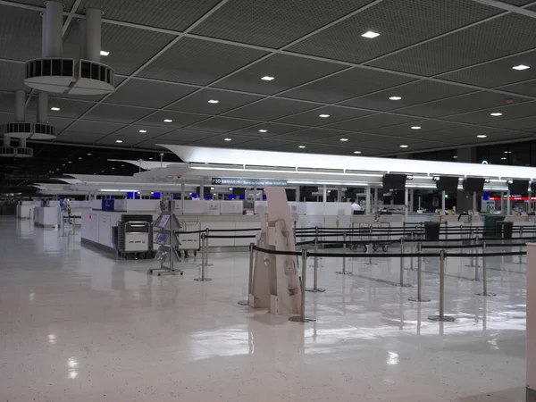 Наріта Японії Грудень 2017 Аеропорт Наріта Терміналу Дуже Тихий Близько — стокове фото