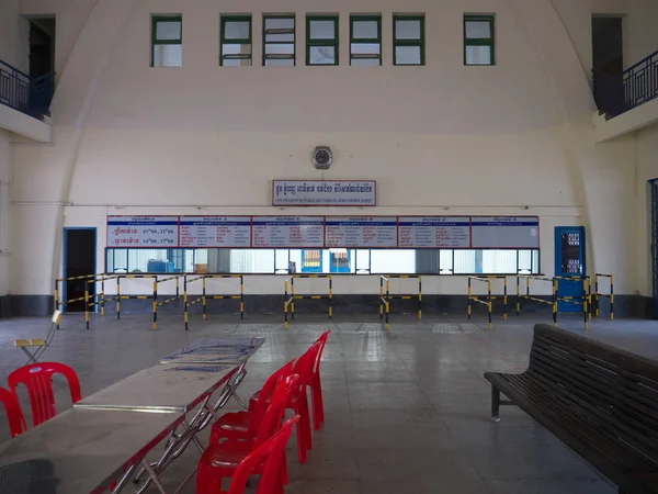 Phnom Penh Camboya Diciembre 2017 Estación Tren Real Temprano Mañana —  Fotos de Stock