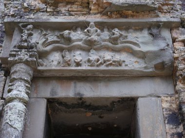 Kampong Thom, Kamboçya-Aralık 21, 2017: Sambor olduğunuzu Kuk Kamboçya'da arkeolojik bir sitedir. O 7 yüzyıldan tarihleri.