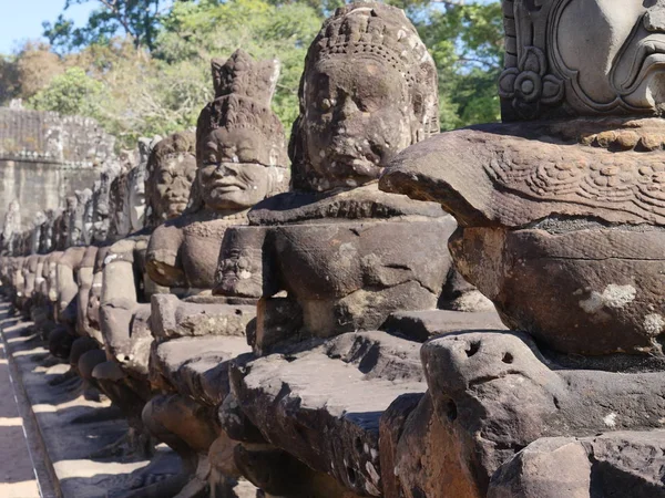 Siem Reap Kambodscha Dezember2017 Das Südliche Tor Von Angkor Thom — Stockfoto