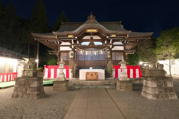 日本东京 2018年1月6日 早在清晨 很少有人来参拜神社 很安静 — 图库照片